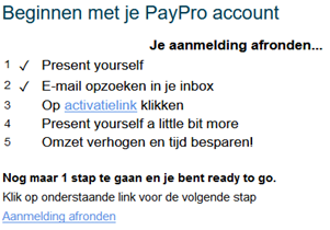 beginnen bij paypro
